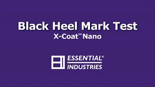 Black Heel Mark Resistance Demo Video - X-Coat Nano