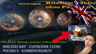 Mercedes R107: Naprawa licznika - wymiana zębatek