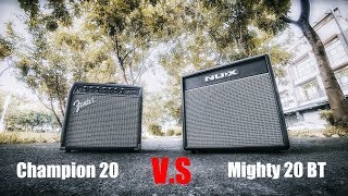 Video thumbnail for Fender Champion 20 V.S NUX Mighty 20 BT test by Jimmy Lin (No Talking) by Jimmy Lin - JL Music Studio -