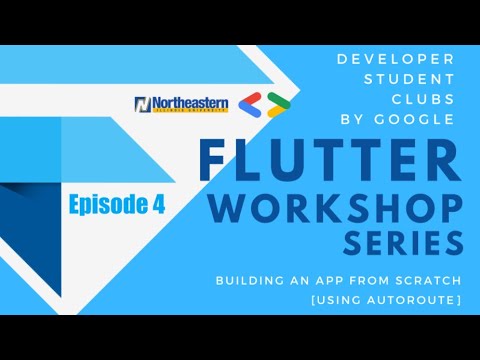 Flutter Workshop Series | Episode 4: Building an App from Scratch [using AutoRoute]