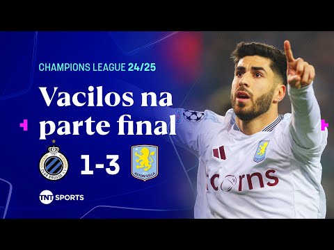 Gols e lances de Club Brugge x Aston Villa