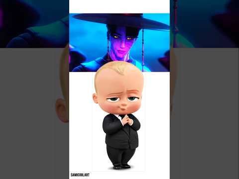 Boss baby as Jinu - K-pop demon hunters