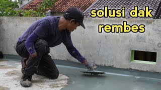 SOLUSI DAK REMBES, retak, menggenang dan berlumut atau terkupas