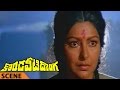 Sharada Came To Kill Rao Gopal Rao Scene Kondaveeti Donga Movie Chiranjeevi Radha