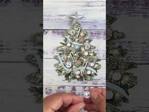 Easy Christmas Tree Card With Pre-Cut Pieces! 🎅✂️❌