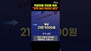 직장인 1035만명 건보료 폭탄 맞았다 [티조Clip] #shorts