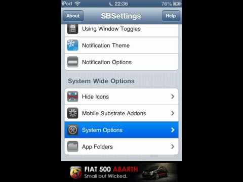 comment installer sbsettings ios 6.1