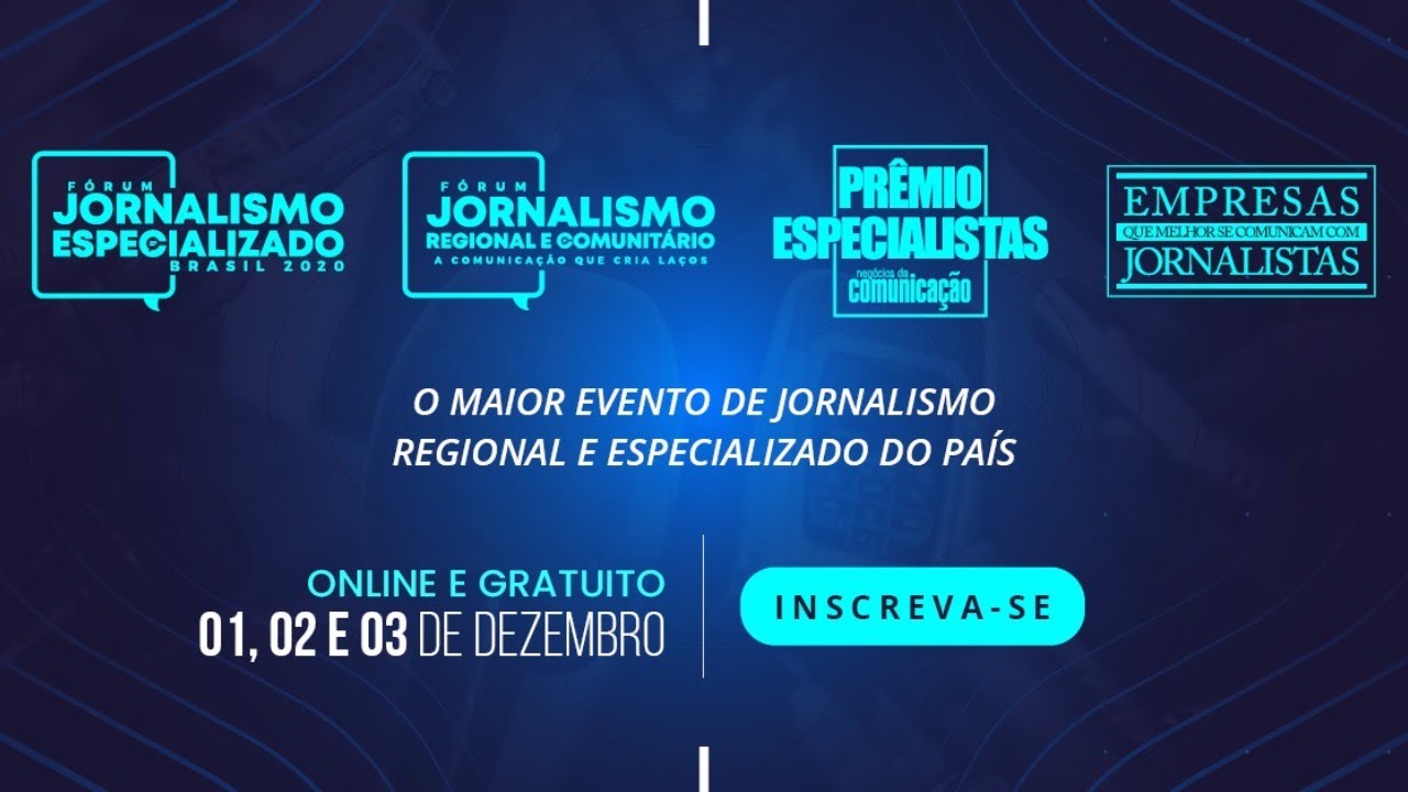 Fórum de Jornalismo Regional e Especializado 2020 | Dia 1