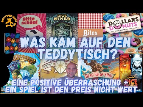 Was kam auf den Teddytisch - Gespielte Spiele und meine Meinung - Brettspiel Teddy - Board Games