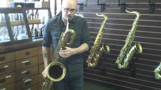 Video thumbnail for Saxquest! Selmer Mark VI Low Bb Bari, SN263834 by SaxquestShop