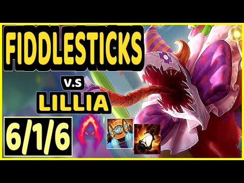 FIDDLESTICKS vs LILLIA - 6/1/6 KDA JUNGLE GAMEPLAY - BR Ranked MASTER
