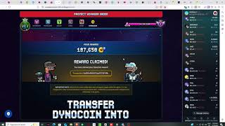 Dynocoin Coin Claim Done. | DK4GAMING | Play To Airdrop |
