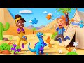 Blippi Meekah Find DINOSAURS Gameplay Time