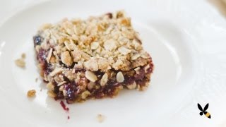 Oatmeal Jam Cookie Bars Recipe