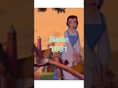 Disney princess evolution (1937 to 2016