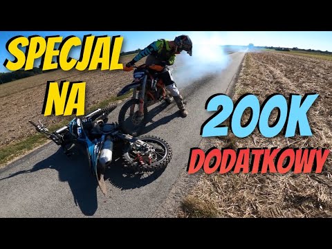 We burn rubber until it explodes, but something went off first - Burning rubber KTM SX 85 - 200k ...