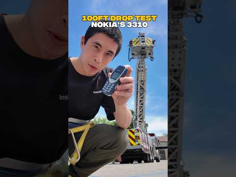 Drop Testing Nokia's "Indestructible" Phone from 100ft high