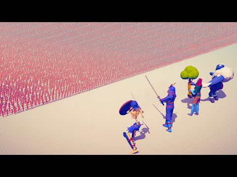 ALL 4 GIANTS vs 100x WEAKEST UNITS ARMIES - Totally Accurate Battle Simulator TABS