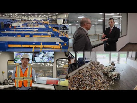 Rumpke's $100 Million 250,000 tons per year Recycling & Resource Center (MRF)