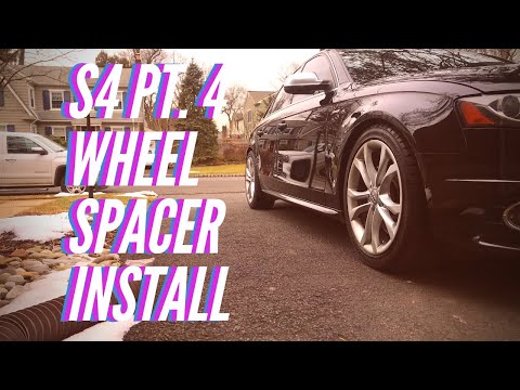 B8 S4 Wheel Spacer Install