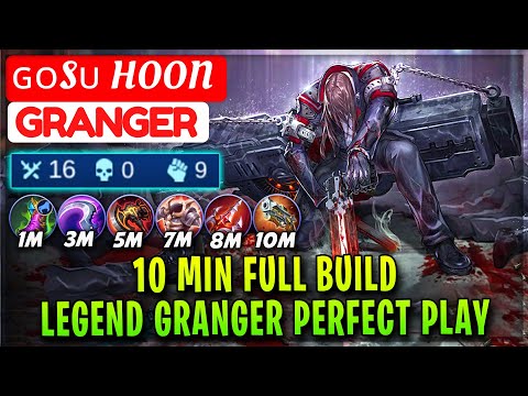 10 Min Full Build, Starfal Knight Perfect Gameplay [ ɢᴏsᴜ Hoon Granger ] Mobile Legends