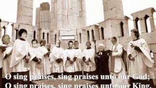God is gone up - William Croft - sung by a one-man choir.wmv