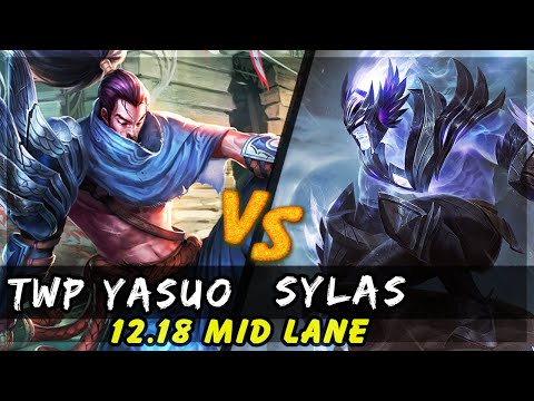 TheWanderingPro - Yasuo vs Sylas MID Patch 12.18 - Yasuo Gameplay