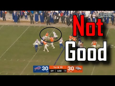 This is the play Bo Nix got injured on | Denver Broncos Vs Buffalo Bills