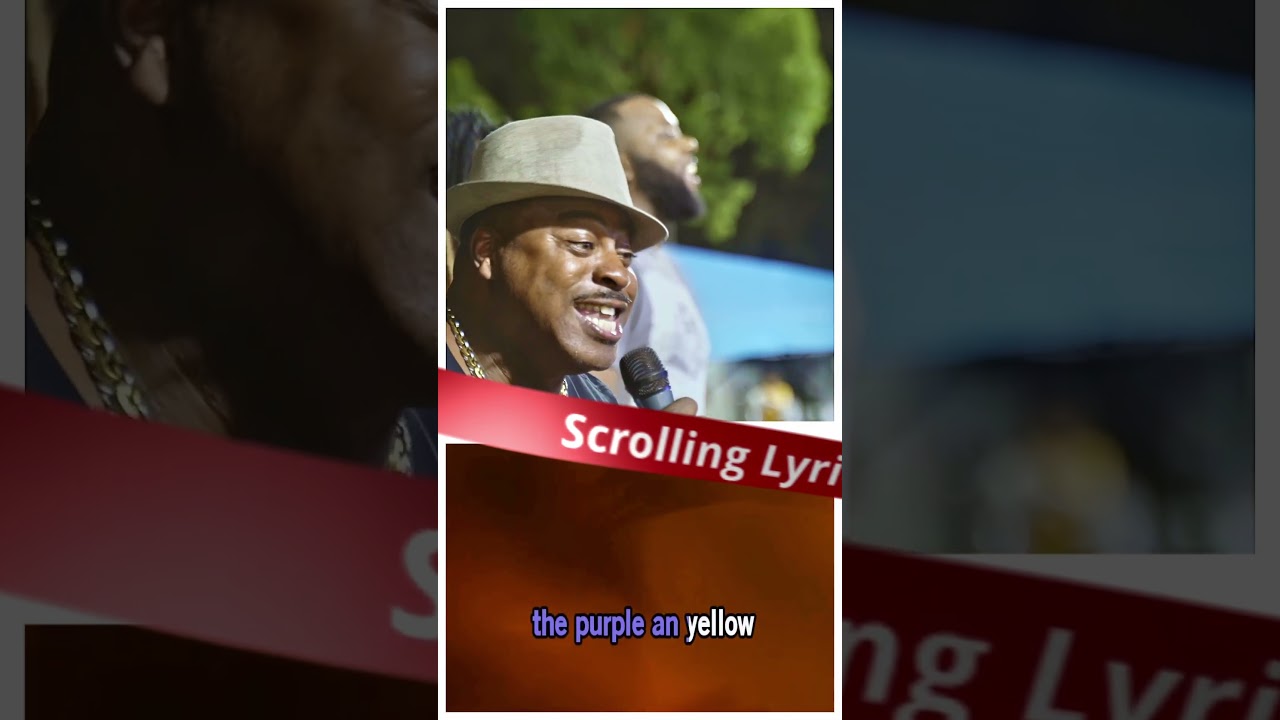 Audience interaction during a live band karaoke set