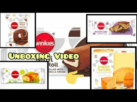 Winkies English Tea Cake unboxing video. 🎂🎂