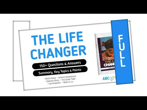The Life Changer (JAMB 2024 NOVEL) | Summary, Possible Questions & Answers + Key Topics (FULL)