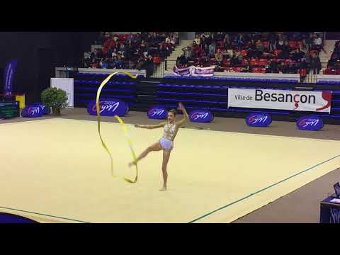 Marie Tarodo de la Fuente ruban - Nat A 14/15 ans - France Besançon 2018