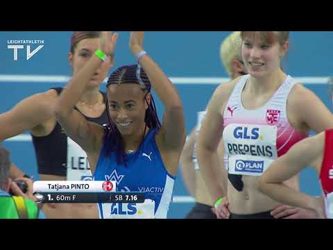 Hallen-DM 2022 | 7,16 Sekunden: Tatjana Pinto kommt wieder ins Rollen