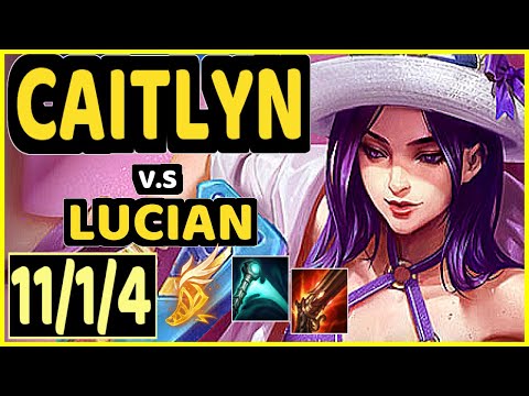 BRTT (CAITLYN) vs LUCIAN - 11/1/4 KDA BOTTOM ADC CHALLENGER GAMEPLAY - BR