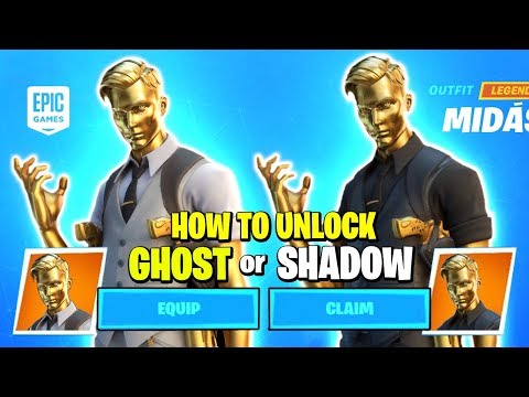 HOW TO UNLOCK GHOST OR SHADOW MIDAS - Deliver LEGENDARY Weapons to GHOST DROPBOXES (Fortnite)