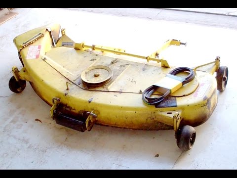 John Deere 318 50" deck hub bearing replacement repair