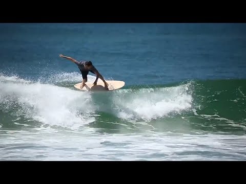 The Greedy Beaver - Harley Ingleby and Chuy Reyna surf this Timbertek shape