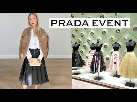 PRADA ARCHIVE EVENT & Getting Ready for a Night Out in Las Vegas 🥂