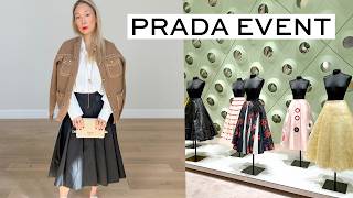 PRADA ARCHIVE EVENT & Getting Ready for a Night Out in Las Vegas 🥂