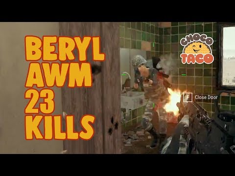 Beryl/AWM 23-Kill chocoTaco Solo - PUBG Game Recap