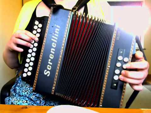 'Nutting Girl (Bampton) A music' D/G Melodeon/Diatonic Button Accordion - Mel Biggs