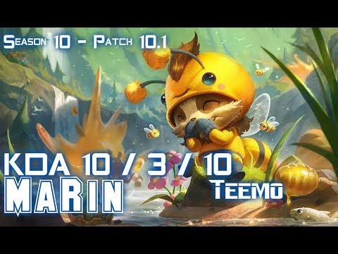 MaRin TEEMO vs VLADIMIR Top - Patch 10.1 KR Ranked