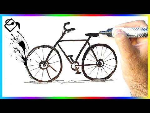 Comment dessiner un vélo facile à dessiner