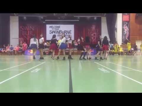 SDC Twice Like Ooh Ahh performance #SwinburneBasketballFinalCompetition2016