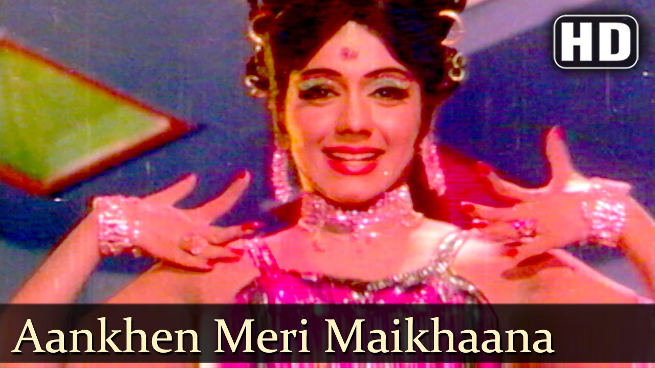 Aankhen Meri Maikhana, Pee Ke Hoja Deewana Deewana Lyrics | Sawan Bhadon | Asha Bhosle | Sonik Omi