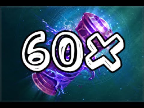 60x Immortal Treasure Chest III 2017 Opening - ALL RARES PLEASE?