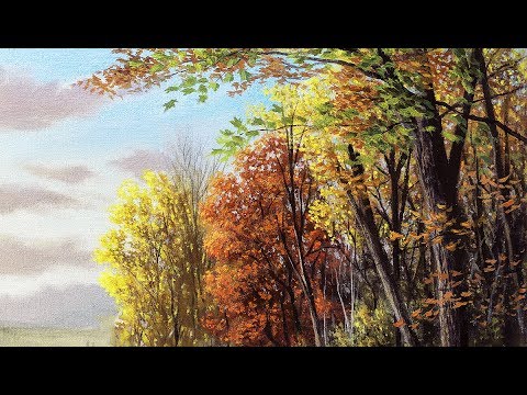4 STEPS For Painting BEAUTIFUL TREES