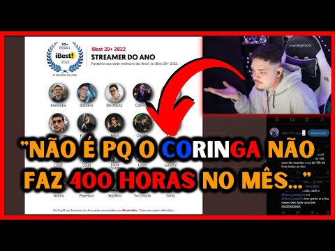 Reação do GALEGUIN ns aos MELHORES STREAMERS DO ANO (2022) - " Isso Aqui foi TROLL ..."