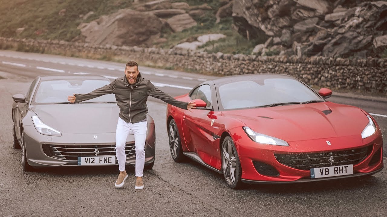 VISITING THE CRAZIEST VILLAGE IN WALES IN A FERRARI | Vlog⁴