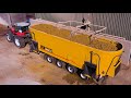 Biggest Feed Mixer In Europe USA Equipment Vreba Dairy Loading Mixing And Feeding The Cows XL